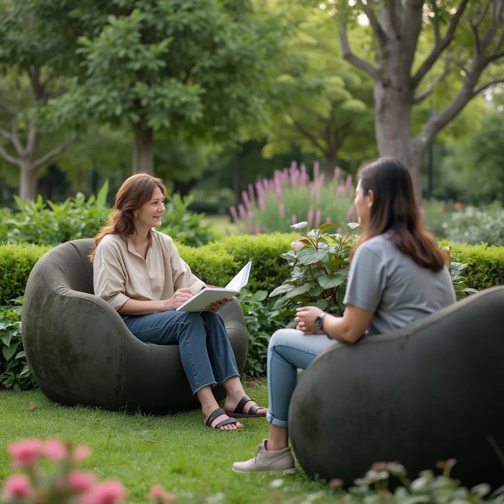 Séance de coaching en extérieur